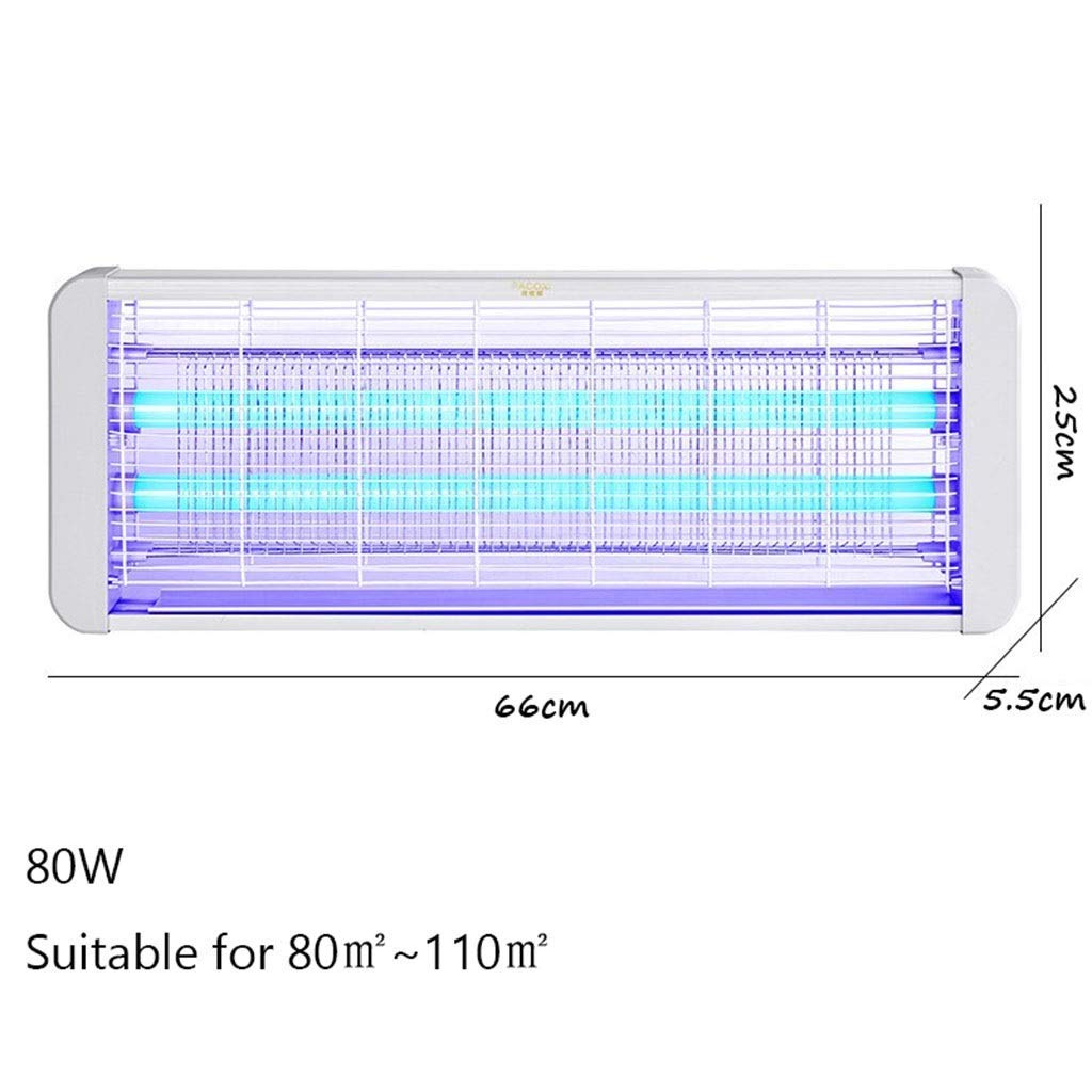 TEmkin Lampada antizanzare a Parete con Trappola per zanzare, Lampada antizanzare a LED con Shock Elettrico Muto Senza Radiazioni, Luce Domestica, Cucina, Camera da Letto, per zanzare/Mosche
