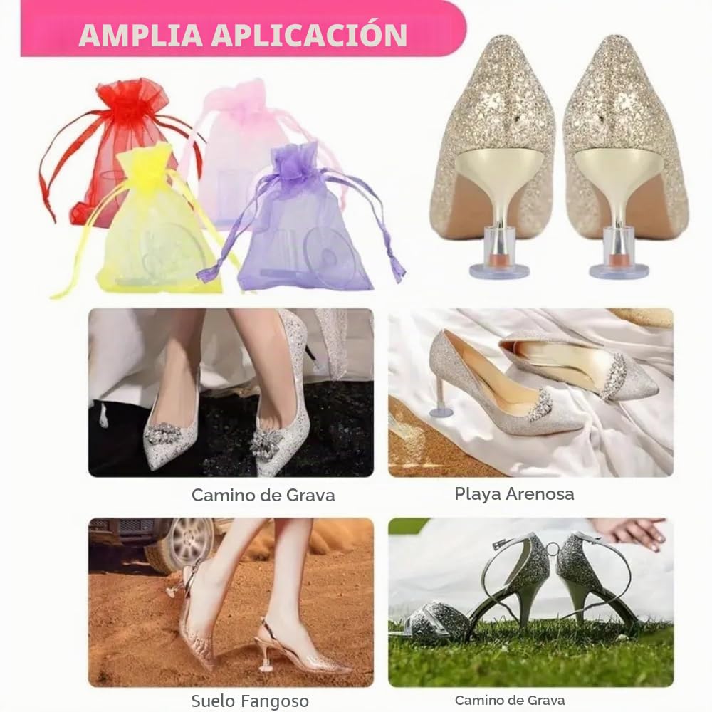 12 Pares Protector De Tacón Alto Tapones Para El Talón Protector De Talón Cubre Talón Tapones Salvadores De Tacones Zapatos De Mujer Con Tacones Funda Accesorios Para Zapatos Blanco Tamaños XS S M L