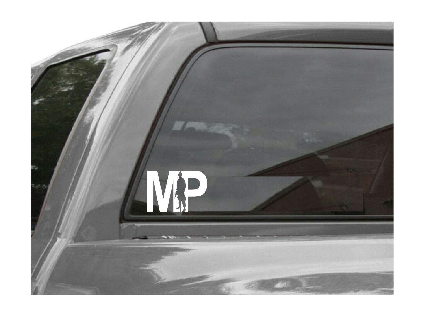 Edward & Co Sticker MP (Military Police) Decal United States Army for Car Truck Window Laptop Bumper US Flag 3.3 x 5.0 in