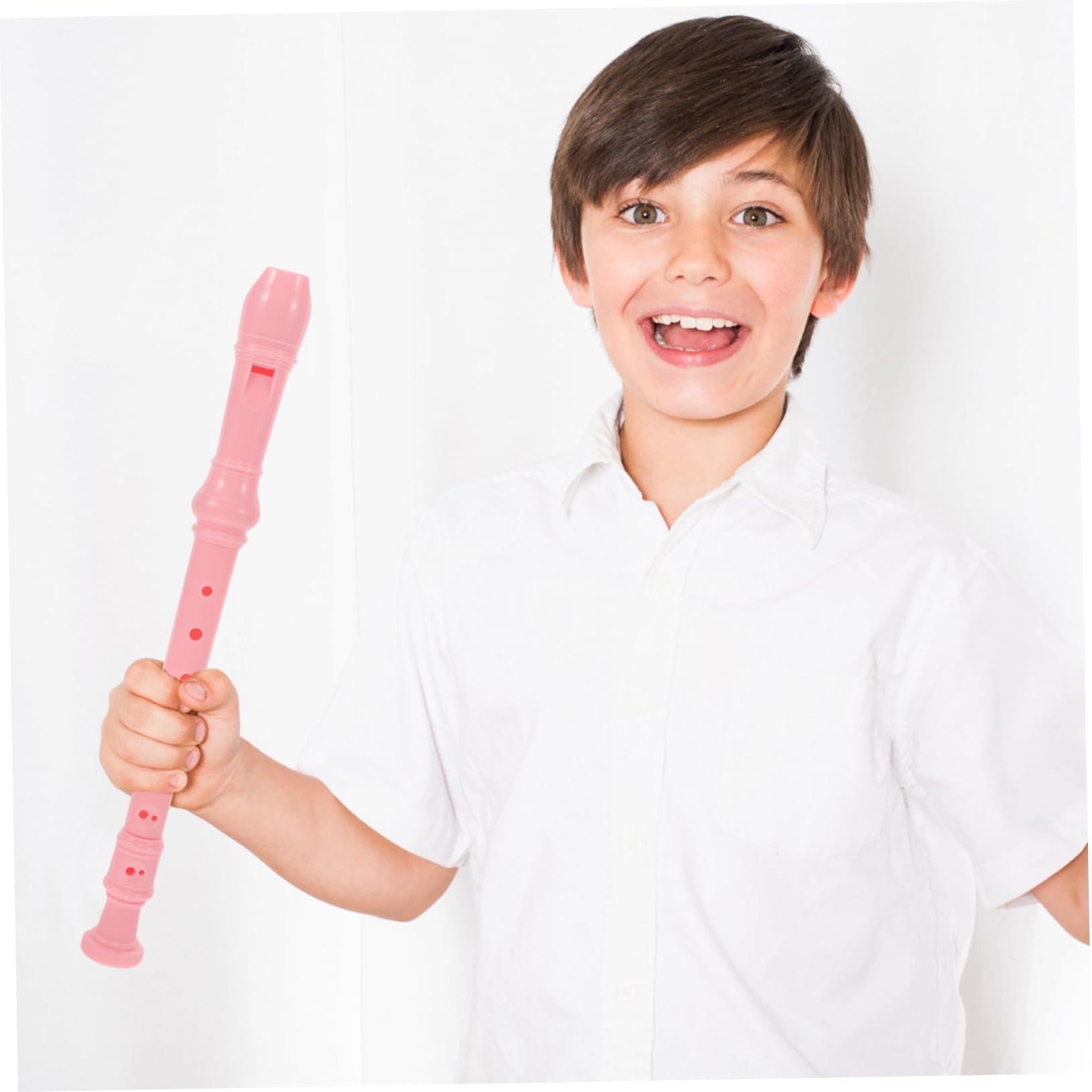 ibasenice Soprano Recorder Flute 8 Hole Musical Instrument for Teens Families Sound Stylish Design Set of 2