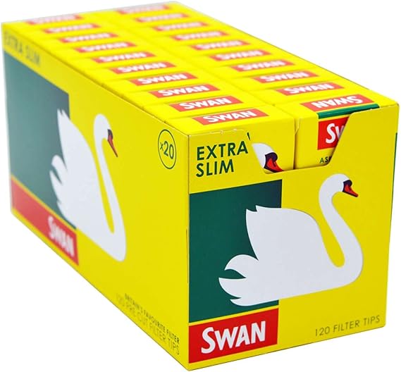 Amazon.de Swan Extra Slim Filter Tips 120pcs/Box 20box/Pk