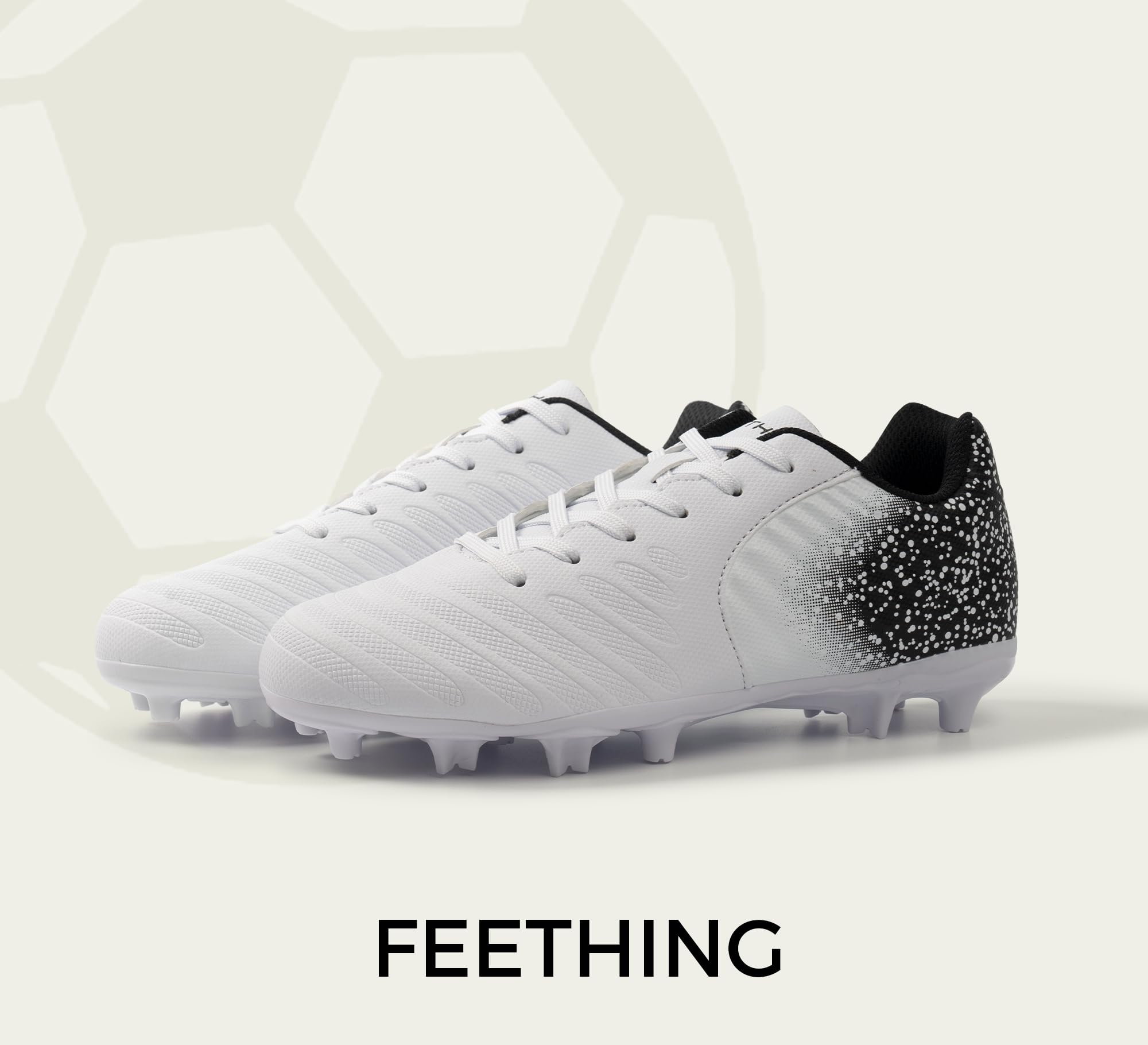 Women's Soccer Cleats Firm Ground, Lightweight Unisex Soccer Shoes for Adults Fits Men & Women — view 9