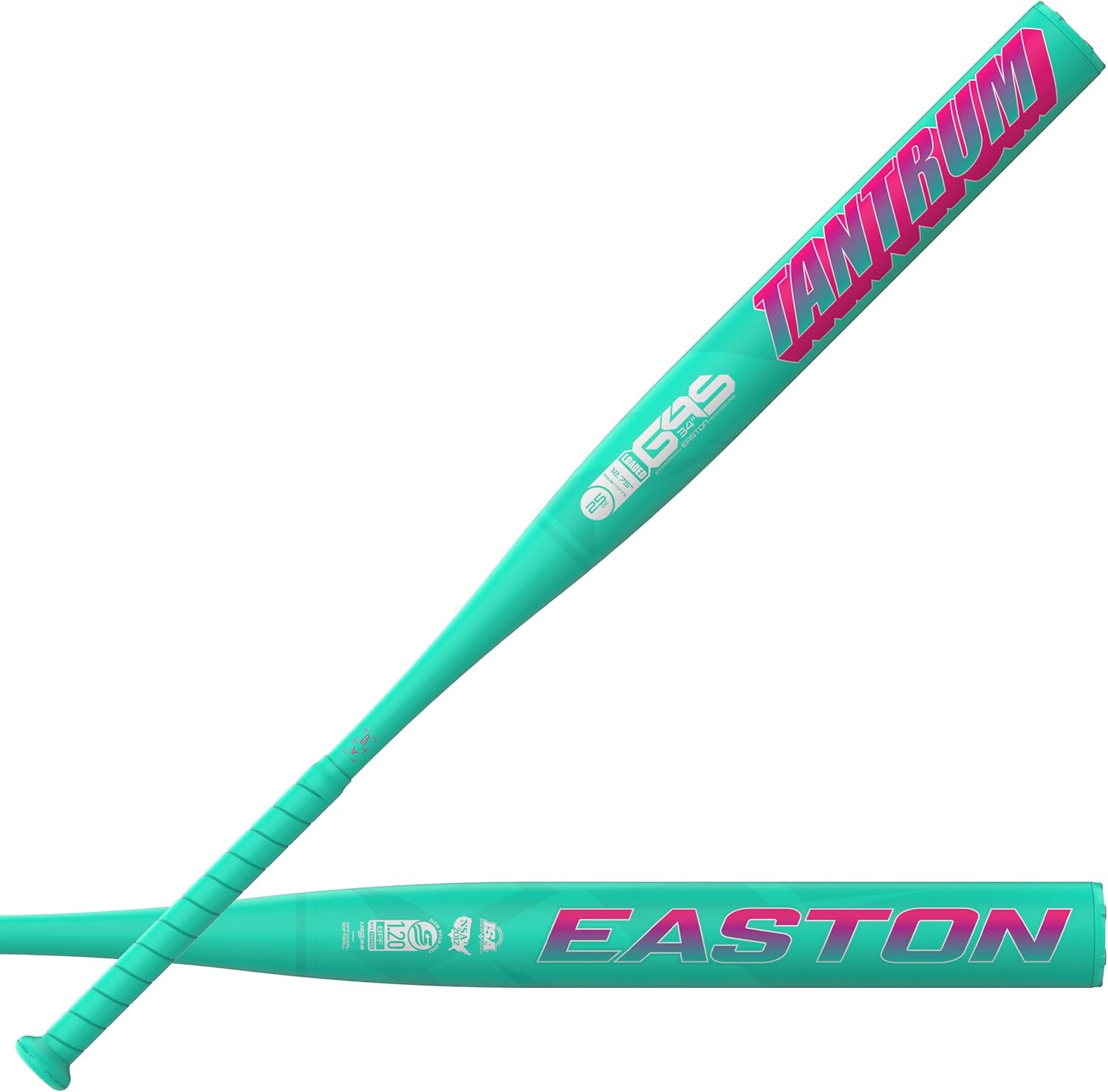 Easton | Tantrum Slowpitch Softball Bat | USSSA | 12.75" Barrel | Loaded | 1 Pc. Composite | ESU6TMNTL | Multiple Sizes