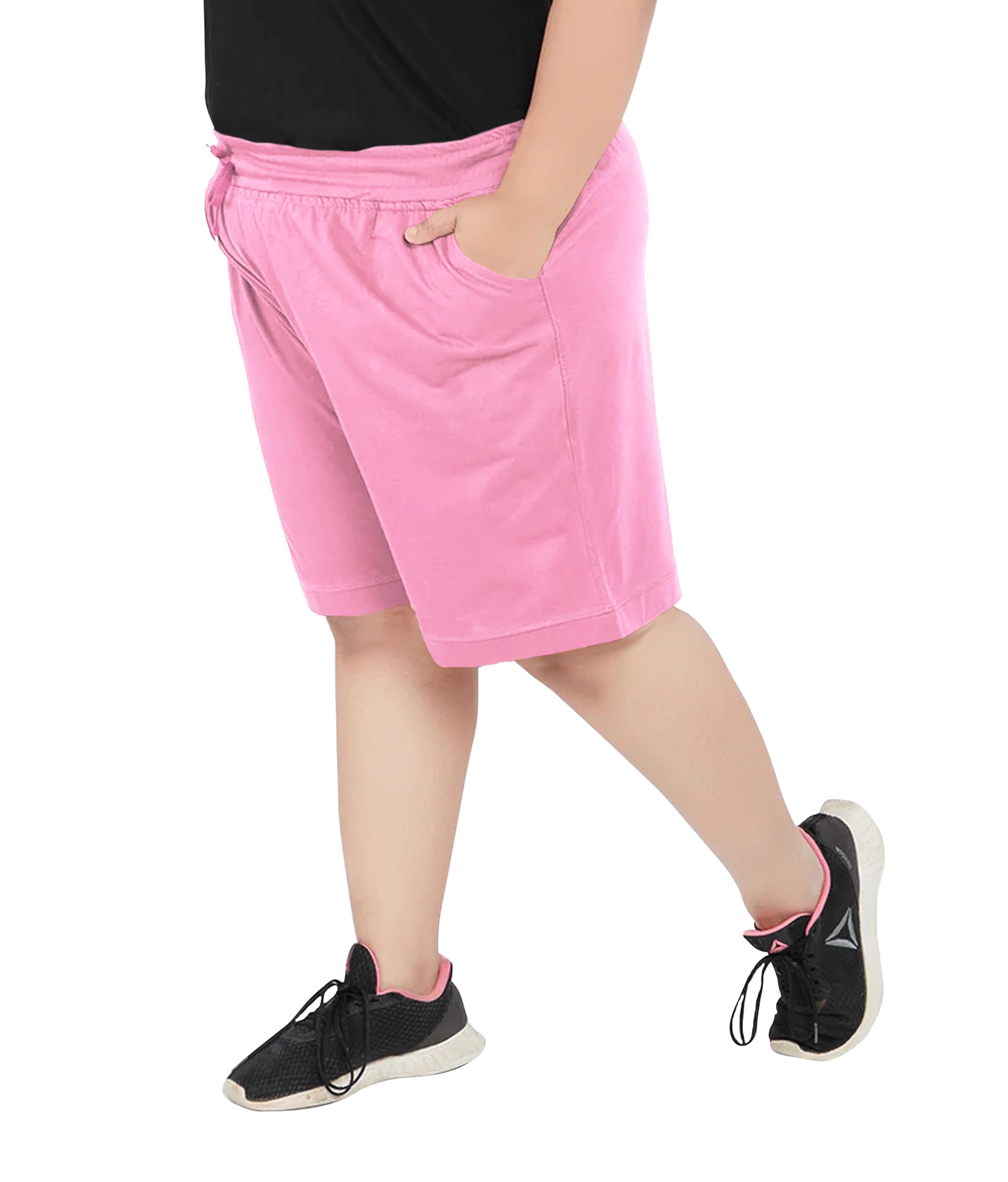 elite soul Elite soulWomen's Summer Shorts? Casual Cotton Shorts for Women, Athletic Gym Jogger Shorts with Pockets, Night Wear_XL,2XL,3XL,4XL,5XL-picture-25