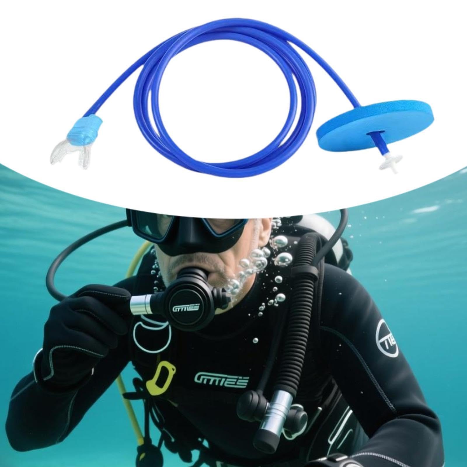 Equipo de Respiración Tipo Snorkel para Buceo Y Natación para Adultos, Equipo de Snorkel Versátil Y Completamente Seco para Pesca Submarina.