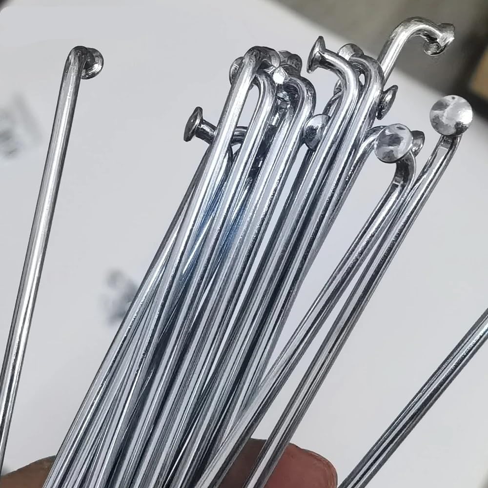 36 sztuk/partia rowery elektryczne szprychy motocyklowe 10G średnica 3,18 mm długość 55-305 mm szprychy + sutki części szprychy rowerowe