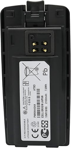 PMNN4434 PMNN4434A - Batería de iones de litio de 2100 mAh compatible con radios bidireccionales Motorola RMM2050 RMU2040 RMU2080 RMU2080D RMV2080