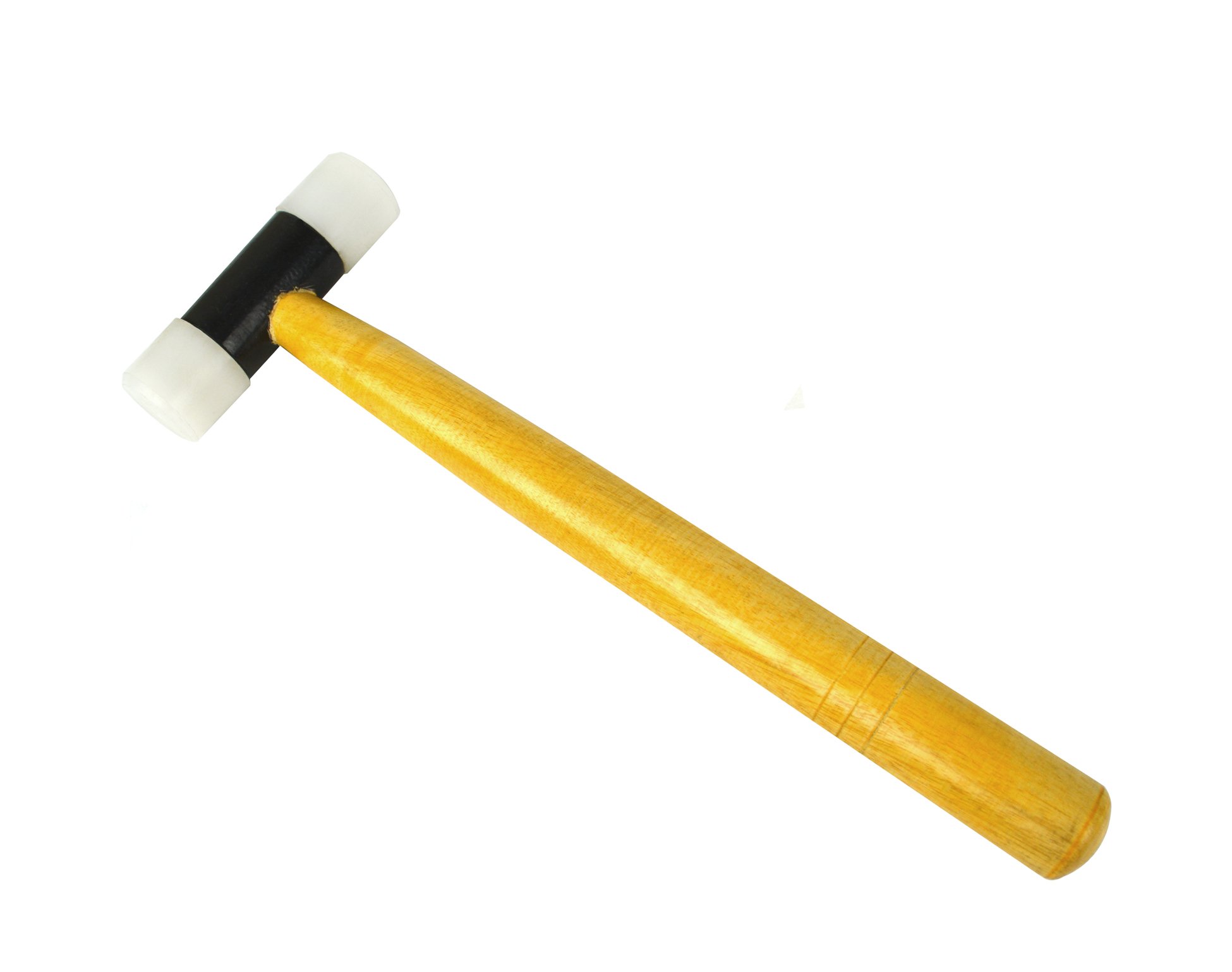 Nylon Hammer 1" Face w/Wooden Handle for Jewelry Making Metal Forming Mallet