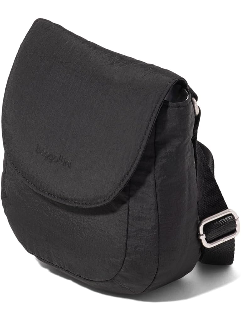 Black Baggallini Swift Flap Mini Crossbody