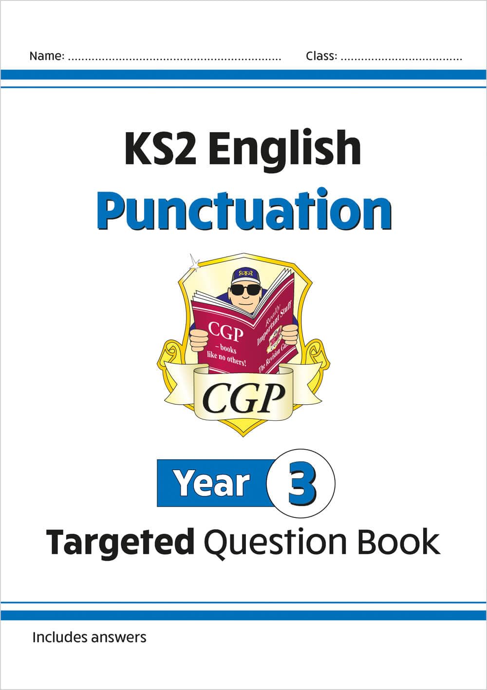 CGP Books Year 3 Punctuation Targeted Question Book Paperback