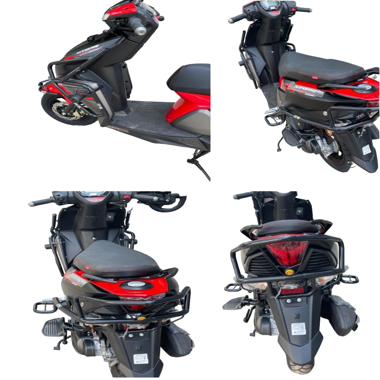 NTORQ 125 CRASH GUARD WITH FRAME SLIDER LAGGUARD FRONT AND REAR CRASH GUARD SUITABLE FOR NTORQ 125 BS6 SCOOTER (SET OF 1)-image-27
