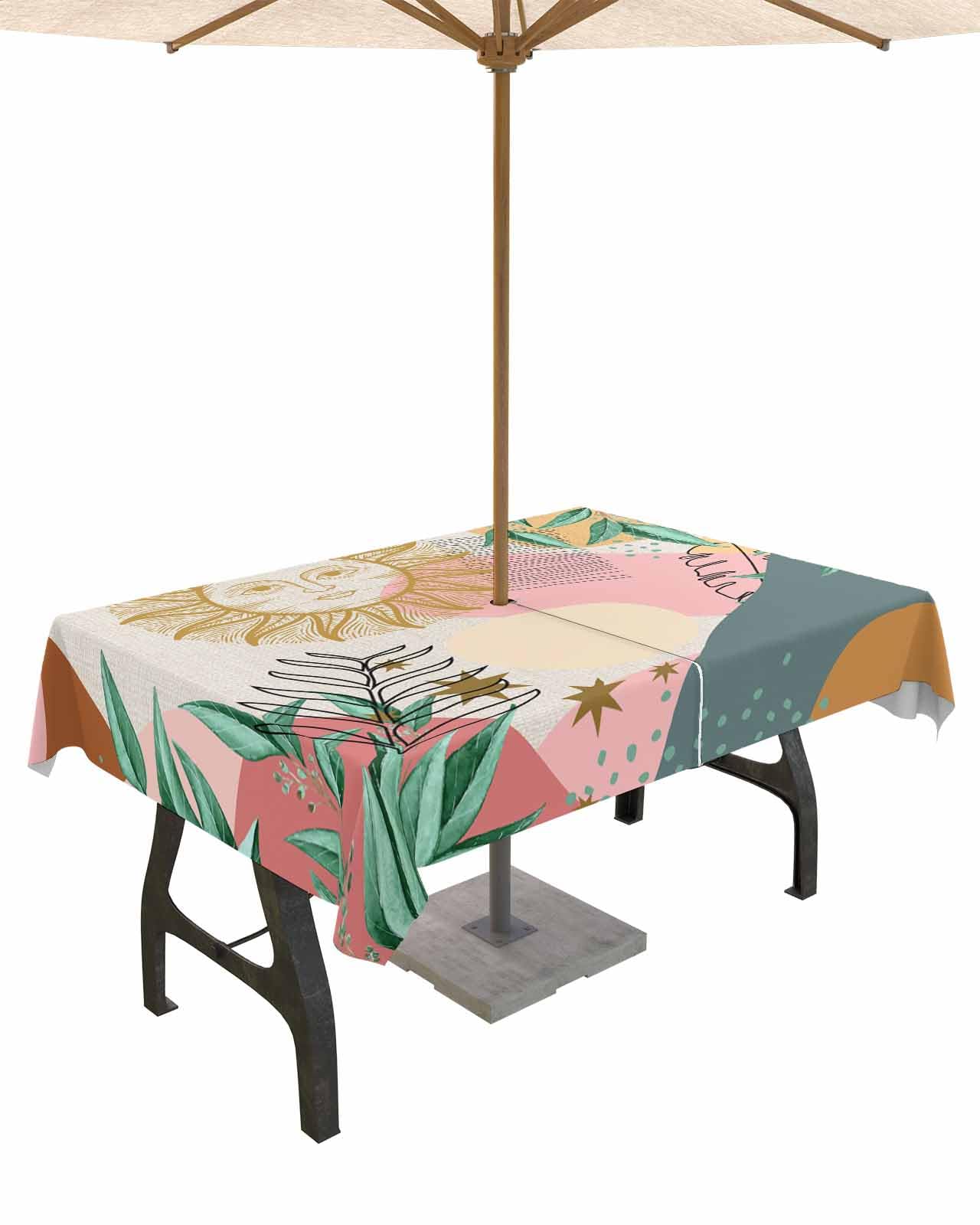ARTSHOWING Bohemian Outdoor Tablecloth 52