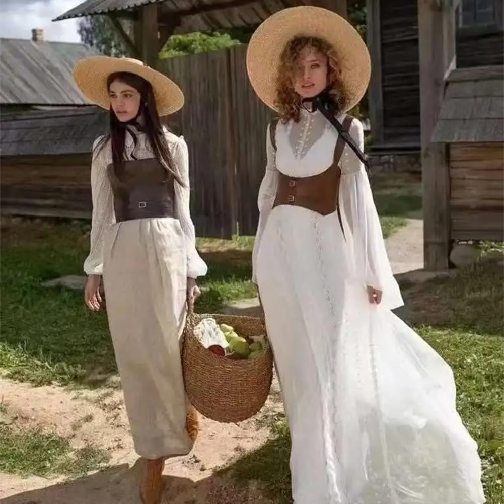 Sombreros de Paja de ala Ancha y Copa Plana para Mujer, Gorras de Playa de Verano con Visera y Cinta Larga, Sombrero canotier con Cordones