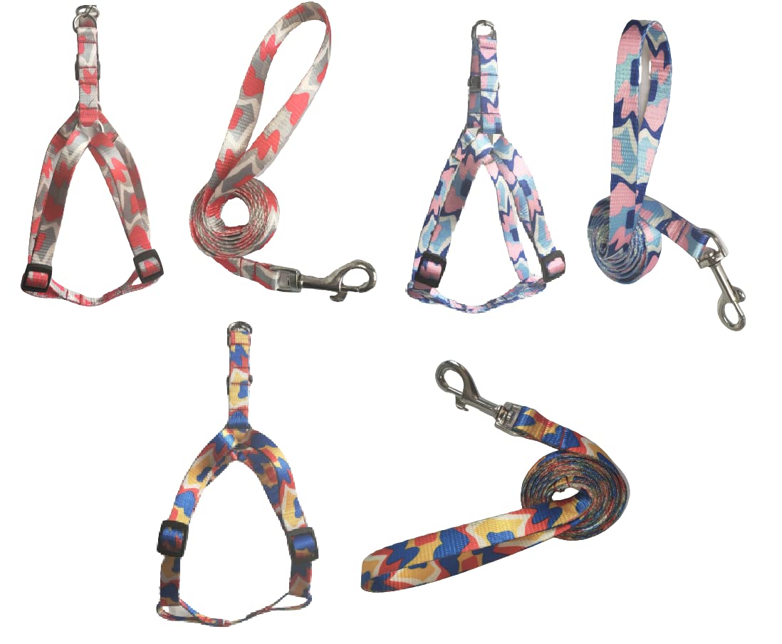 RvPaws 15 mm Army Type Printed Nylon Puppy Harness & Leash Set for Small & Medium Dogs - Pack of (1 Pcs - Harness + Leash) (B09MFSC3KX) Amazon Price History, Amazon Price Tracker