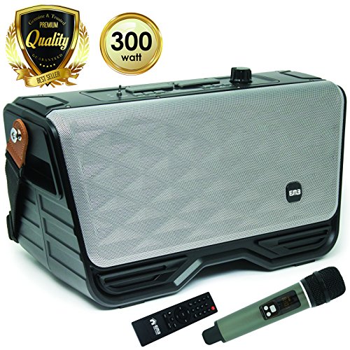 EMB EURO49S 300W Portable Bluetooth Boombox HiFi Stereo Speaker Indoor/Outdoor Wireless Pairing