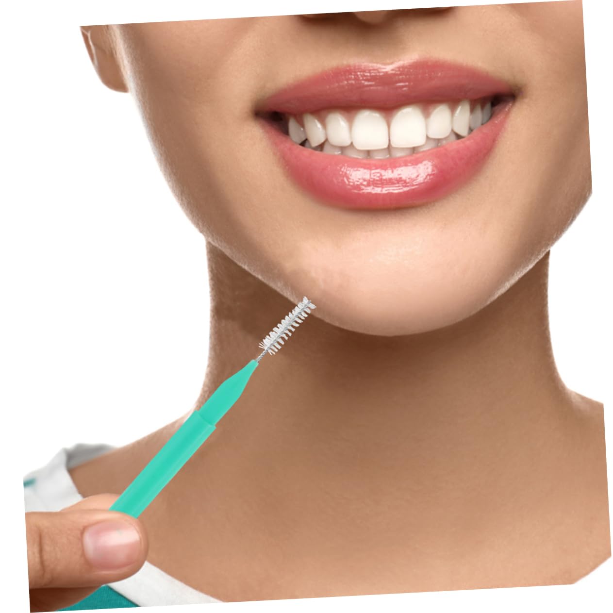 Interdentalbürste 200 Stück mit Weichen Borsten und Ergonomischem Griff