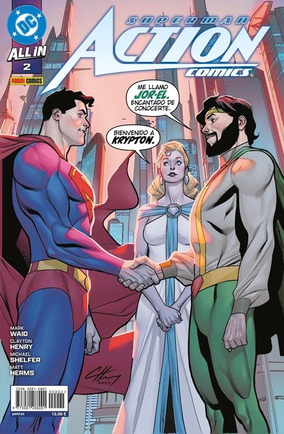 PANINI - Superman: All In Action Comics 2 | Secretos de la Zona Fantasma | Action Comics #1075 USA | Cómic Español | Kal-El y Kara en Krypton | Jor-El y Revelaciones Ocultas | DC Comics