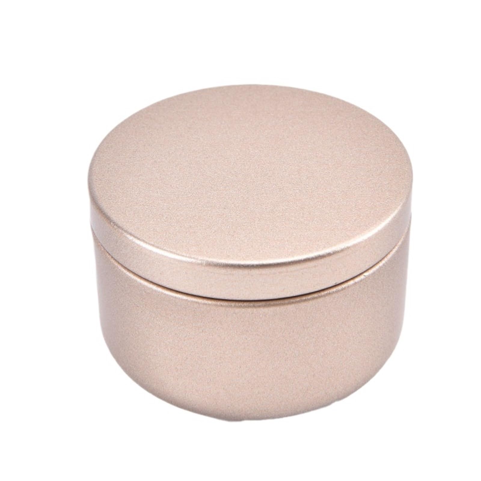 Xinglongs Candle Jars 10PCS Candle Tin Travel Tins Round Metal Tins Candle Containers Candle Jars(Color01)