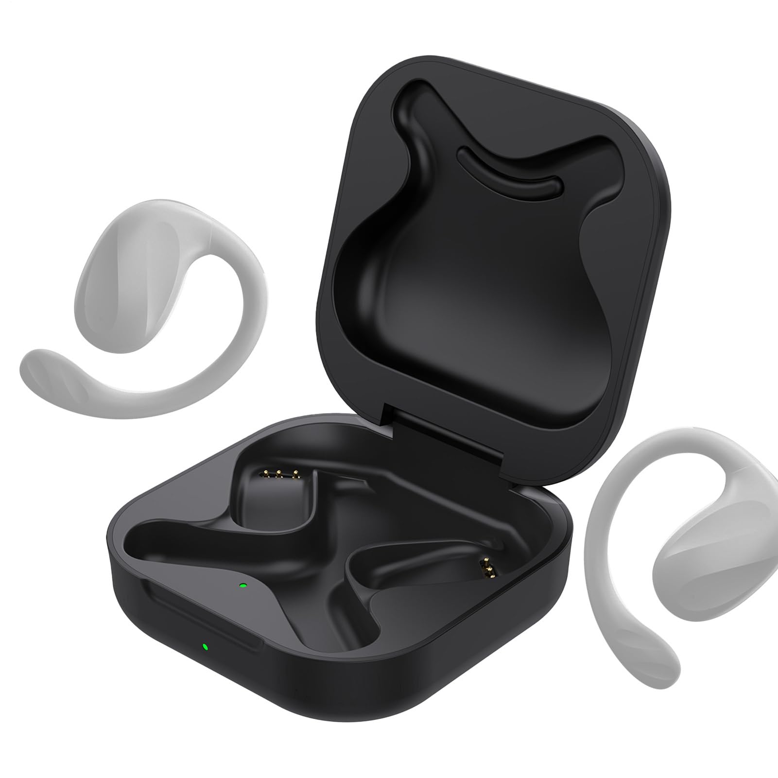 Custodia di ricambio per tappi per le orecchie, caricabatterie, protezione wireless, scatola portatile compatta, comoda custodia per cuffie, sport, viaggi, palestra, ufficio, famiglia, amici, casa