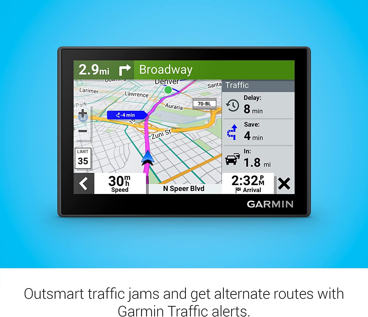 Garmin Drive 53 GPS Navigator, HighResolution
