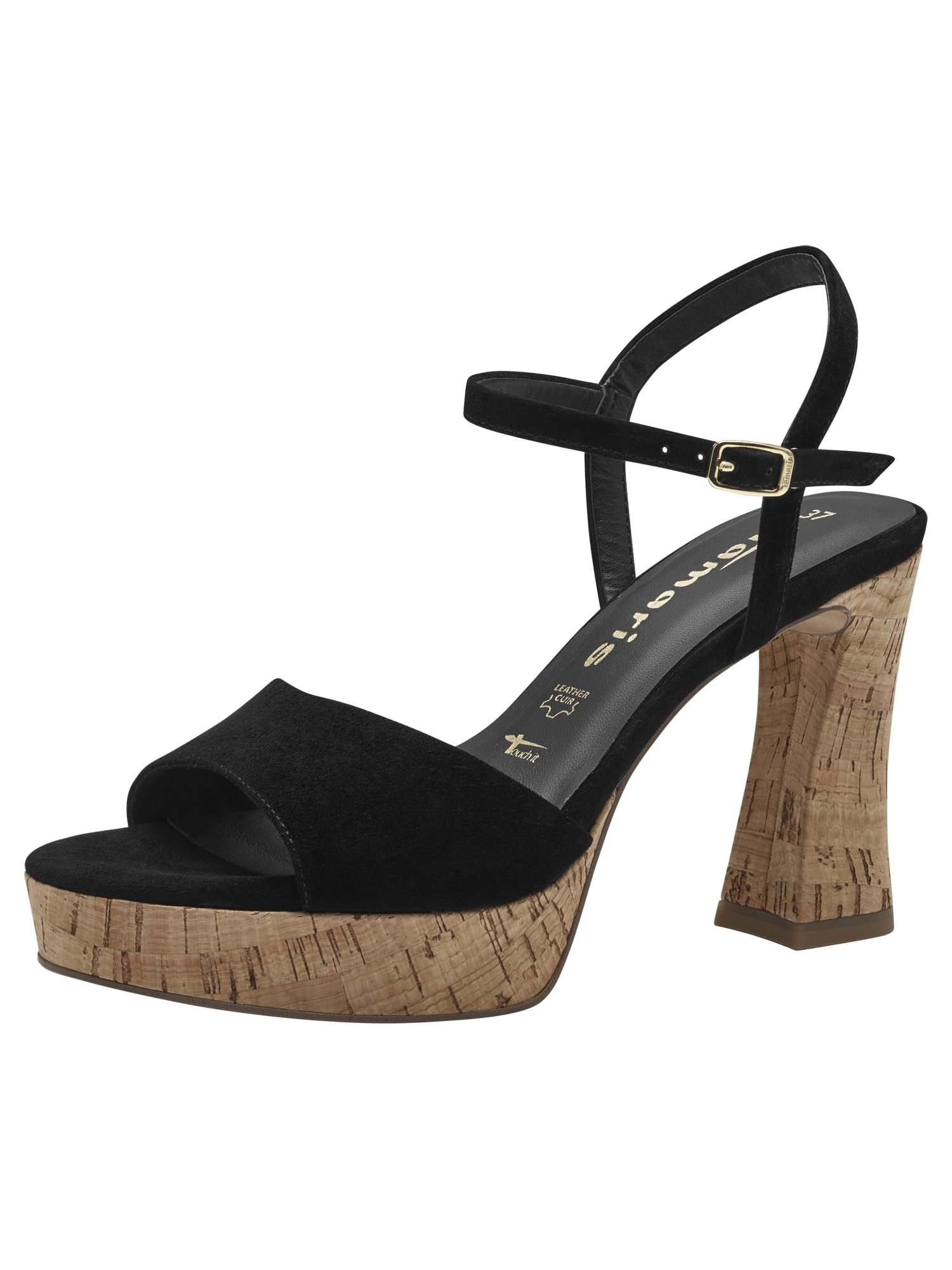Tamaris Sandals 1-28340-42, black, 5 UK