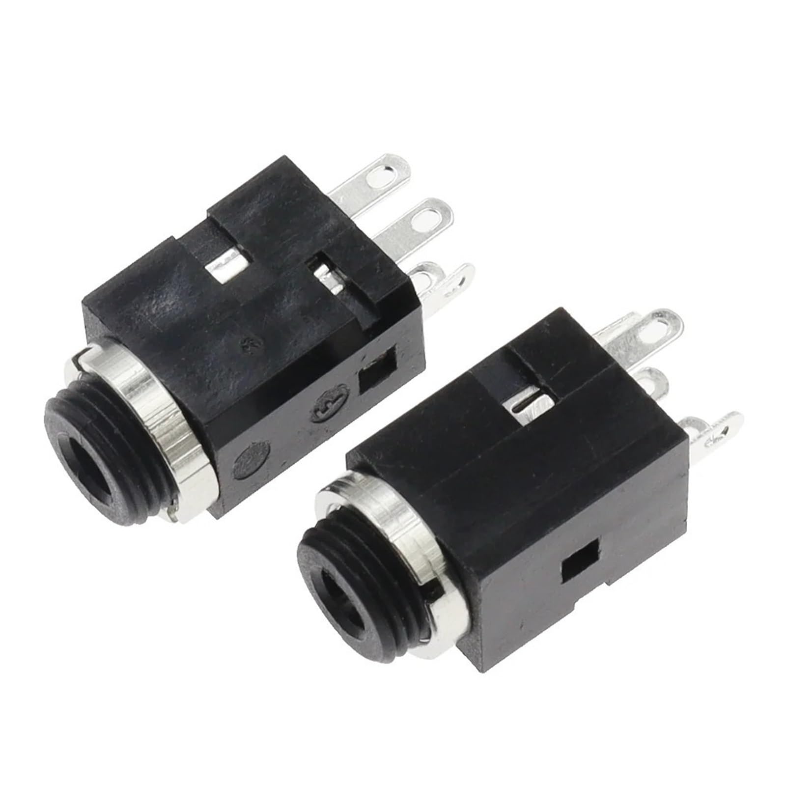 Prise verticale 3,5 mm 5 broches stéréo femelle jack avec vis 3,5 connecteur casque audio PJ-341 3 pôles trou pour écouteurs 5 pièces