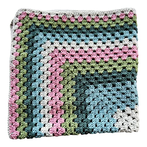 Granny Square Crochet Baby Blanket Hand Made Handmade