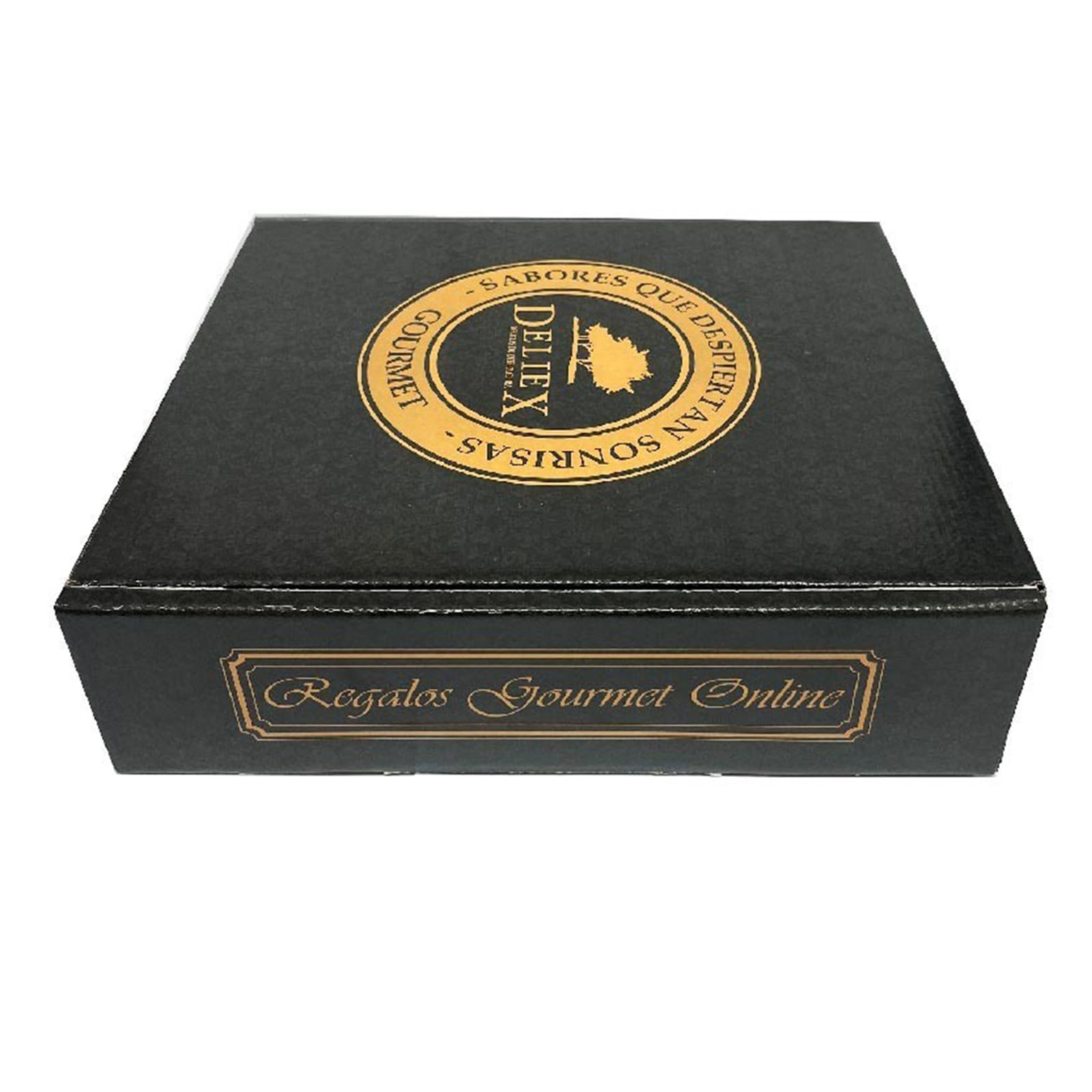 Deliex - Cesta gourmet para regalar con vino Castillo de Aza, ibéricos, quesos y picos de pan