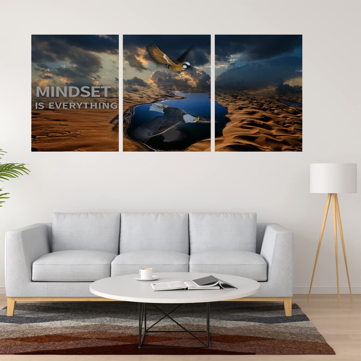 3 paneles de lienzo inspirador, arte de pared motivacional, arte de pared inspirador, citas de emprendedor, pintura para decoración del hogar, sala de estar, oficina, dormitorio, 36 pulgadas de ancho
