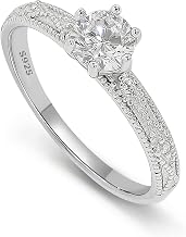 Meissa 0.5CT Engagement Rings for Women Men Wedding Bands Matching Couple Rings Set Promise Rings Valentines's Day Jewelry Gifts
