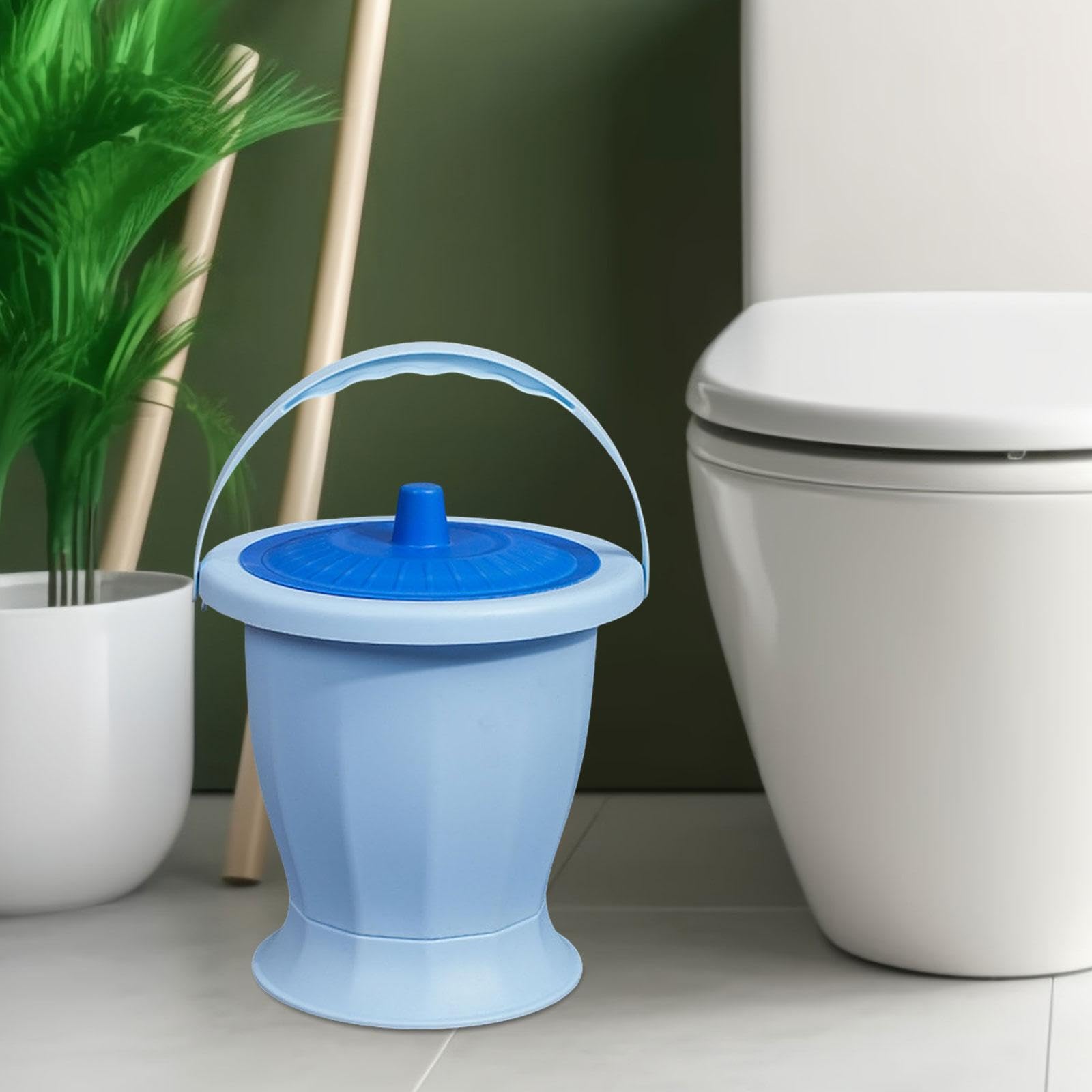 Vaso Da Notte, Sputacchiera, Padella con Coperchio, Padella, Vasino, Orinatoio a Bottiglia, Orinatoio, Vaso Da Notte per Camera Da Letto, Adulti, Anzi, Anello