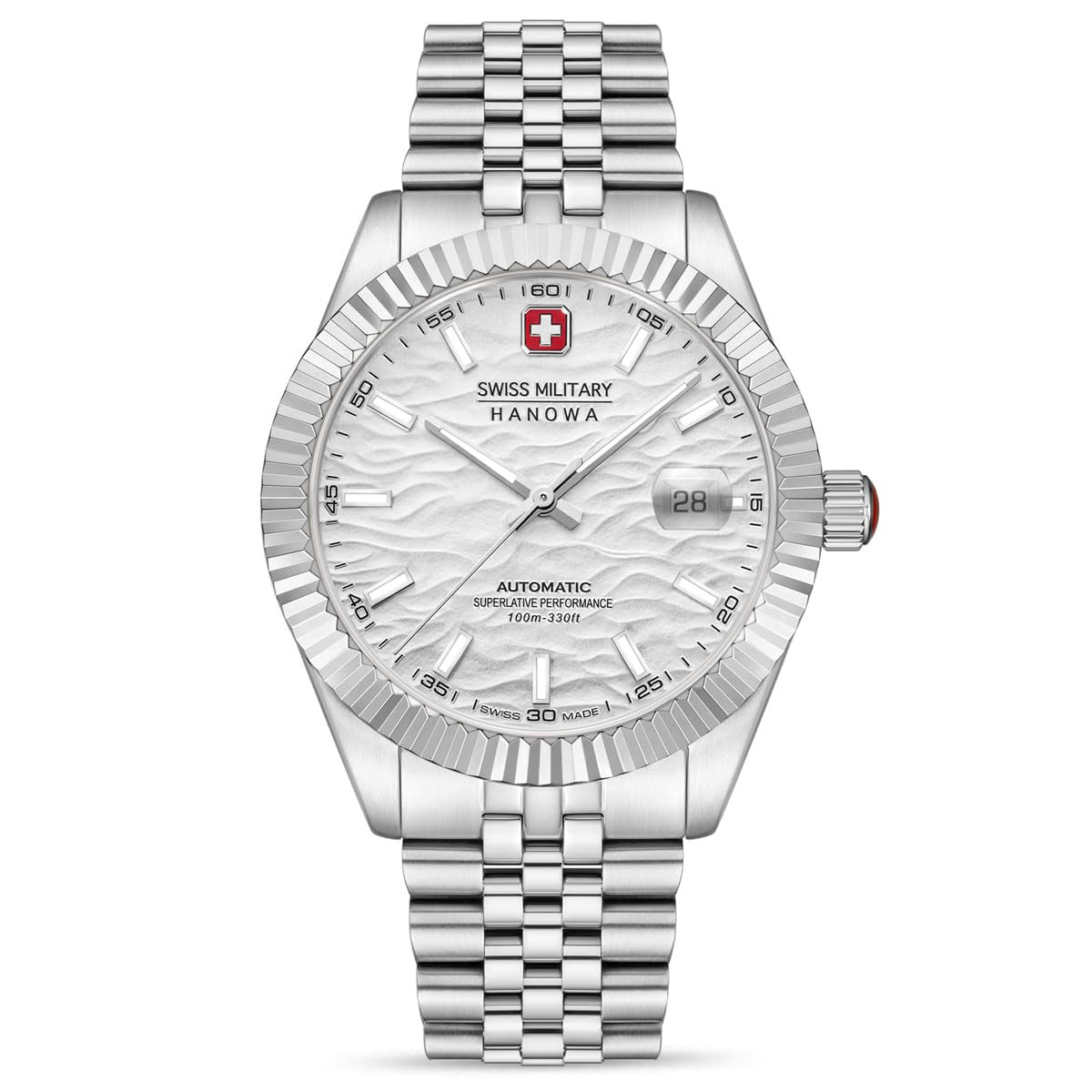 Swiss Military Hanowa Męski automatyczny zegarek Master Diligenter średnica 41 mm data szafirowe szkło