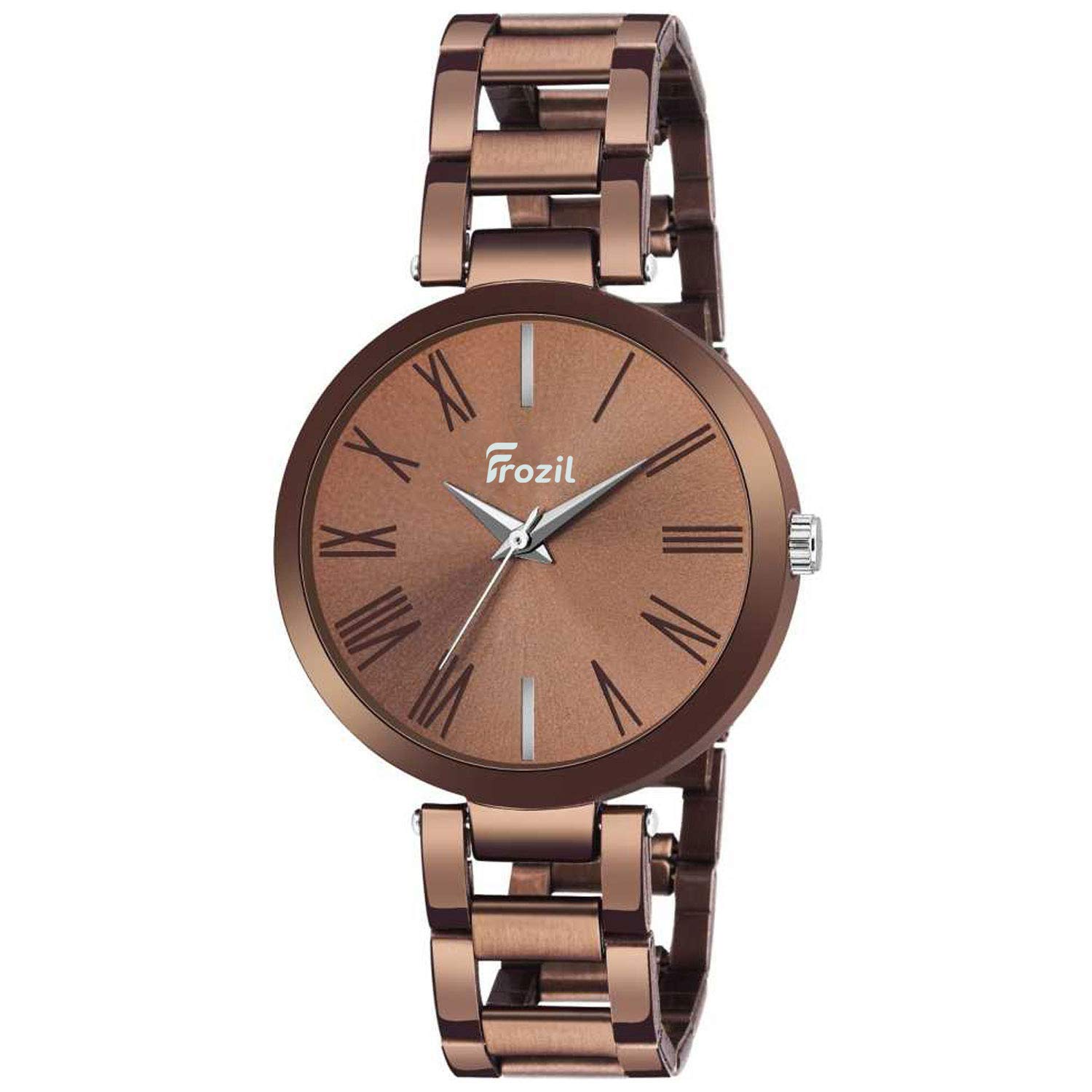 FROZIL Analogue Brown Dial Watch for Girls and Women (S-449) (B085M4C3F2) Amazon Price History, Amazon Price Tracker