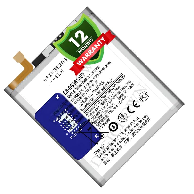 Image of Original EB-BG981ABA Battery Compatible for Samsung Galaxy S20 5G - (4000mAh) - 1 Year Warranty DF7