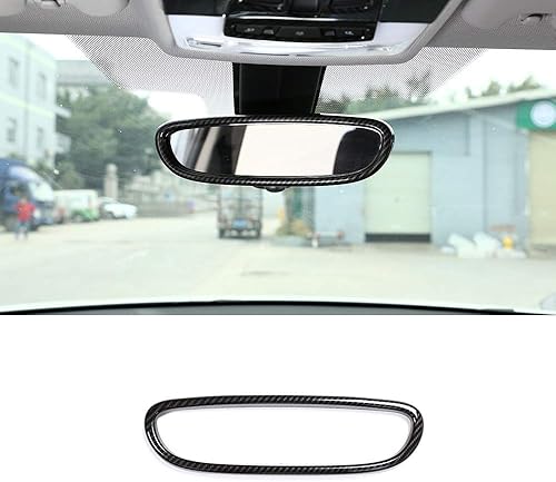 YIWANG - Marco de fibra de carbono para espejo retrovisor interior de coche para BMW X1 F48 2016-2019 1 Series F20 2011-2015 Auto Accessories