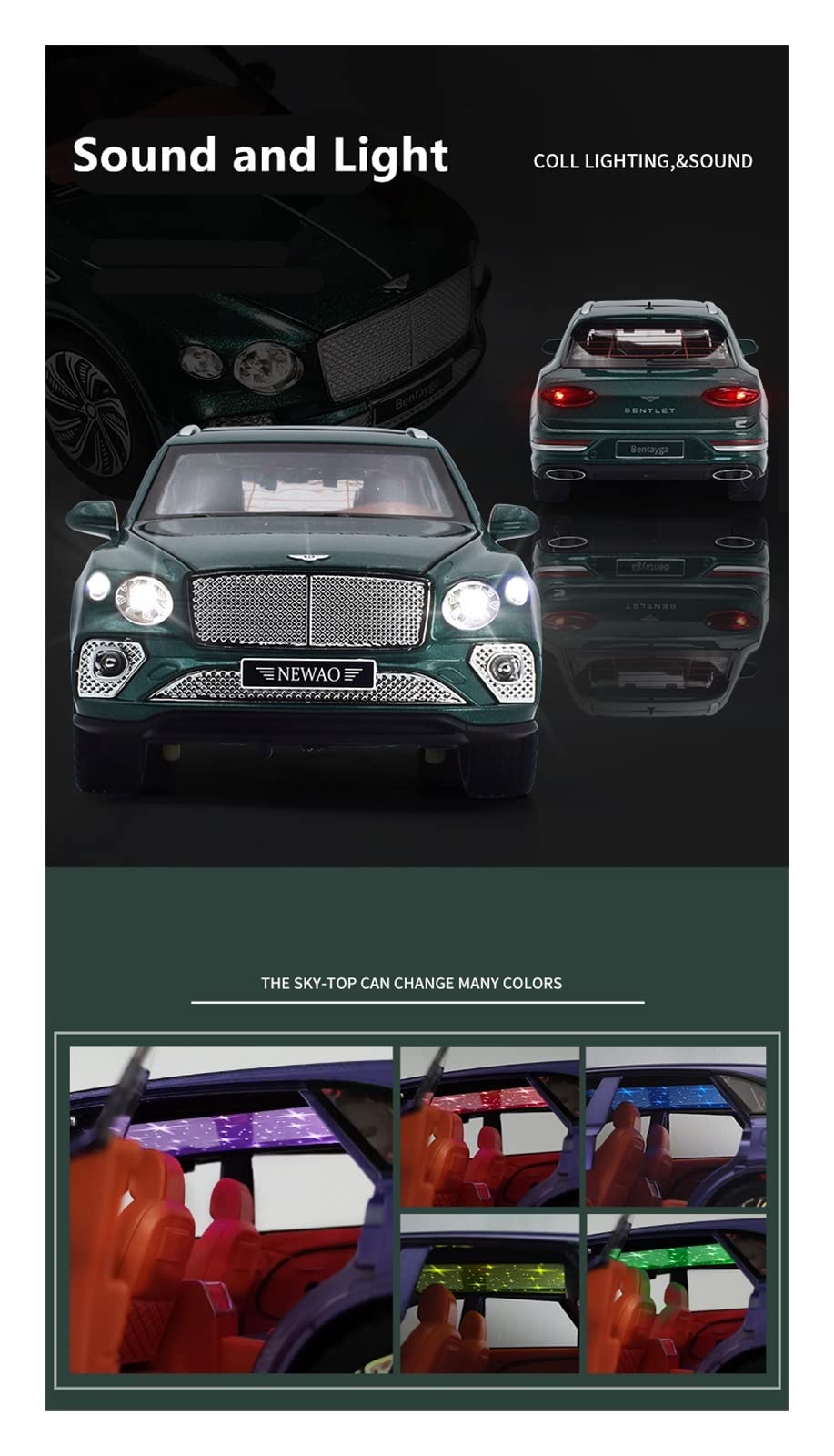 Amazon.co.jp: ミニカー スケールモデルカー 1:24 ベントレー Bentayga 
