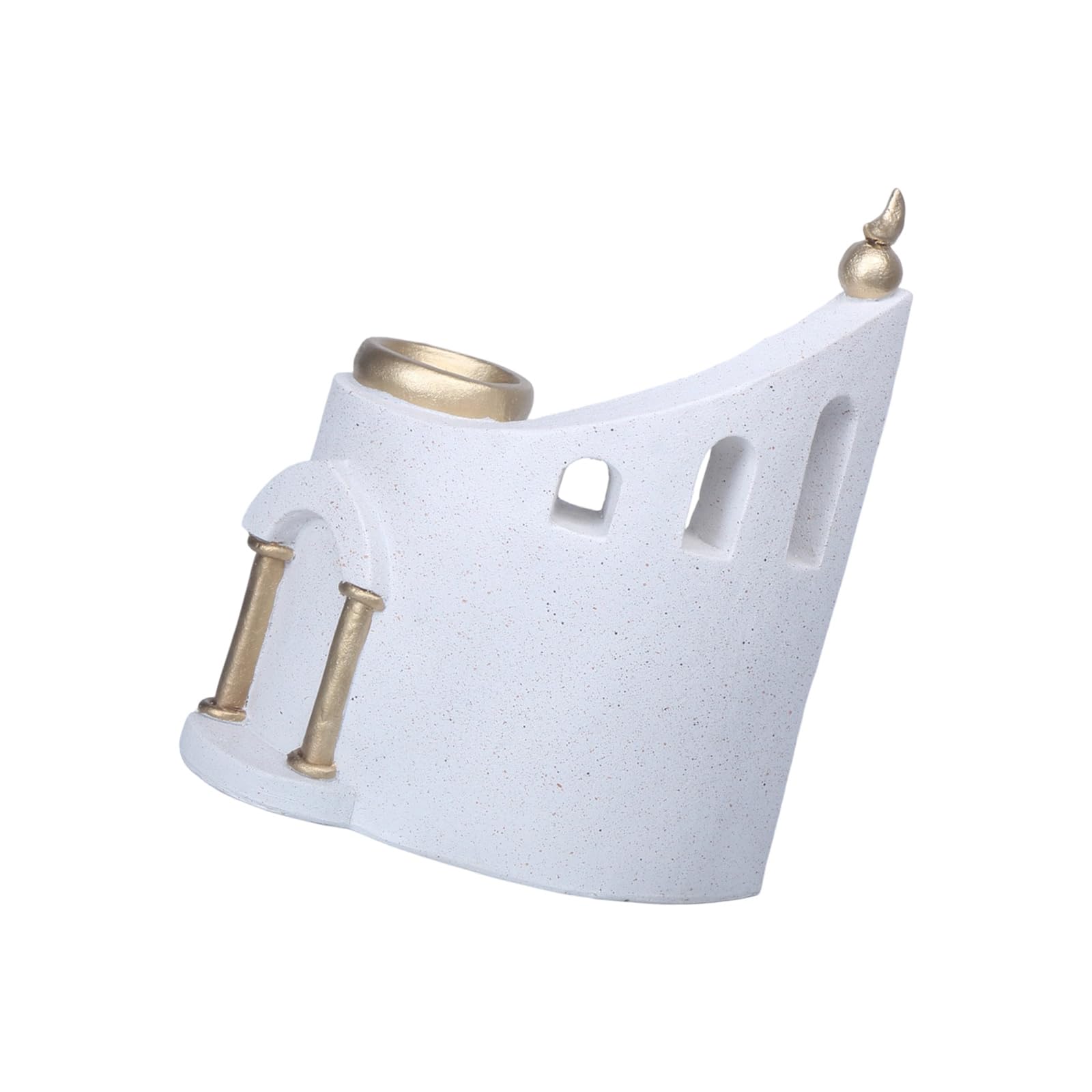 HDOYTXXM Islamics Cultural Decors Resin Castles Sculpture Ramadans Ornament for Sophisticated Home and Workspaces Enhancement Gift Arabic Ramadans Castles Statue Decors