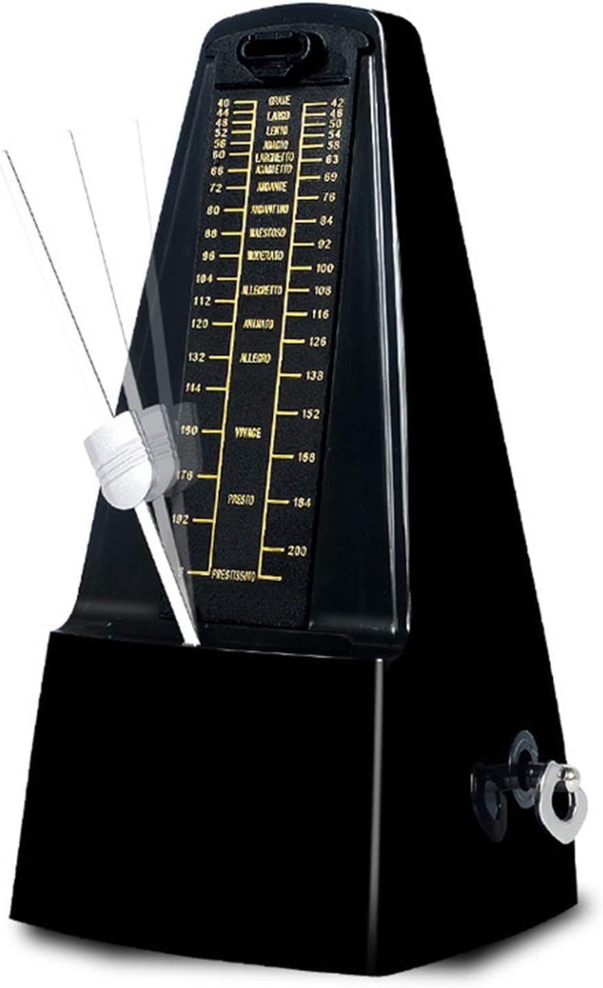 Mechaniczny metronom, Pyramid Design Mechaniczny Metronom Wahadłowy do Gitary, Perkusji, Basu Tempo Ścieżki i Beat