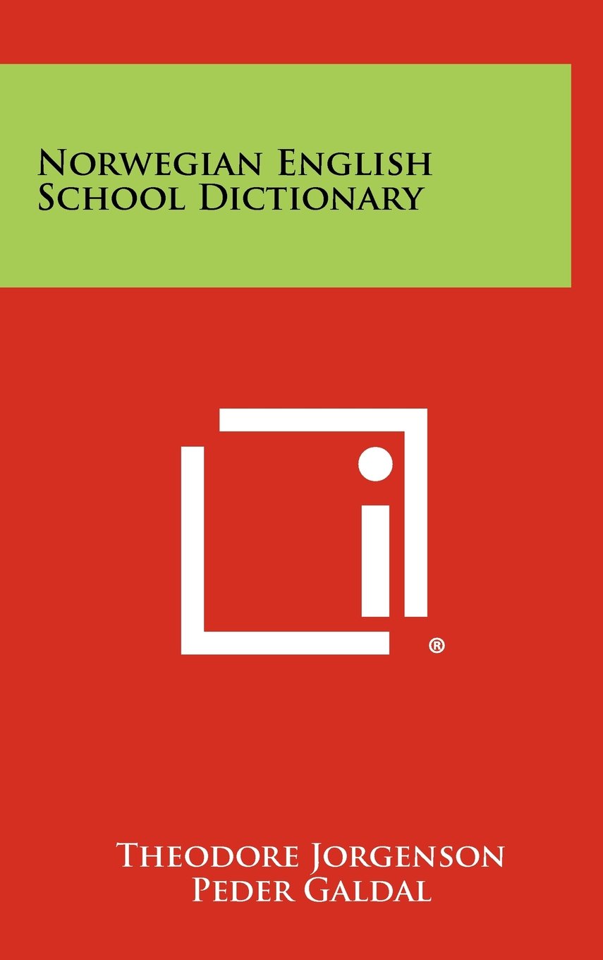 Norwegian English School Dictionary