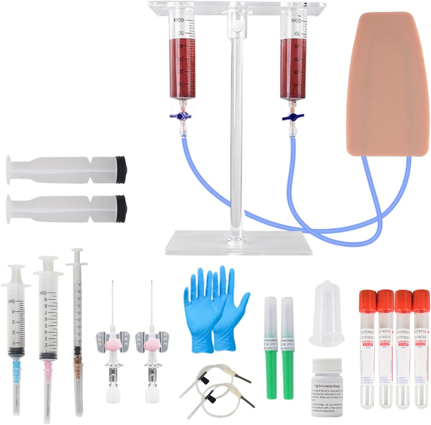 IV Injection & Phlebotomy Practice Kit – All-in-One Venipuncture Training Pad