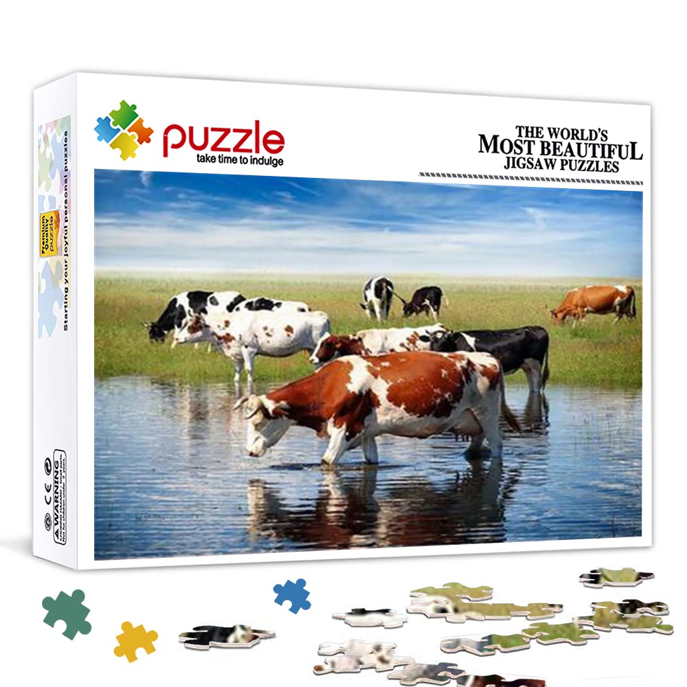 1000 sztuk dla dorosłych puzzle bydło puzzle edukacyjne zabawki, dekompresja zabawki rodzinne dla dorosłych puzzle 1000 sztuk