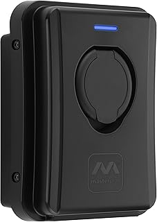 Masterplug EV EVCM3BS7BR Wall Charger for Electric and Plug-in Hybrid Vehicles, Type 2, Mode 3, Automatic Lock, Single Pha...