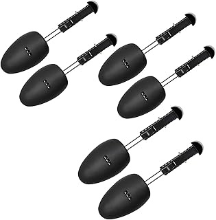 Airdminystion 3 Pairs Practical Adjustable Length Shoe Tree Shoe Stretcher Boot Holder Shaper Support for Men