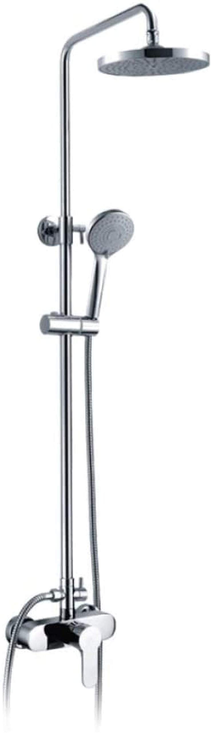 Kit de douche suralimenté en cuivre avec ensemble de douche à main multifonction haute pression