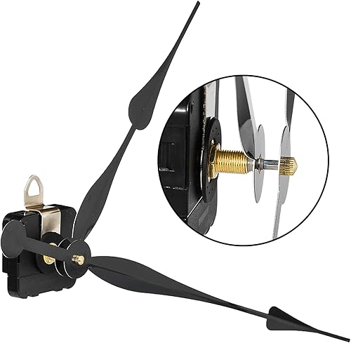 Miniatura 5 de JJDD Carkio - Reloj de movimiento de alto torque, mecanismo de movimiento del reloj de eje largo de 1.102 in con manecillas, kit de movimiento de