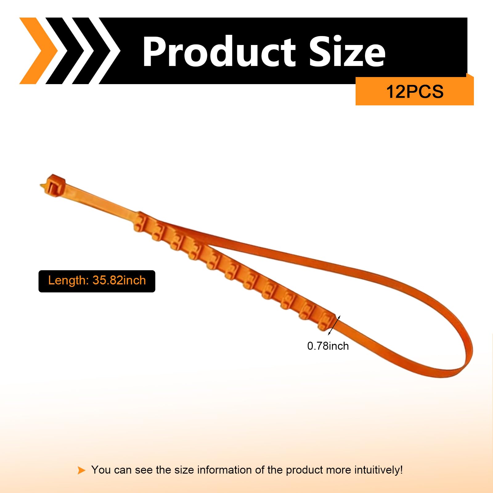 12 PCS Car Snow Tire Chains - Key Features