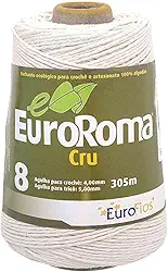 Euroroma E700.8.100, Barbante Cru 4/8 Fios Rolo, Multicolor