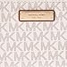 MICHAEL Michael Kors Signature Jet Set Item Medium Wristlet, Color 150 Vanilla White Hardware