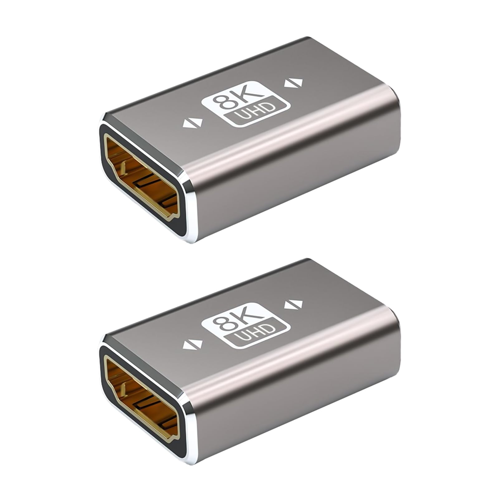 Twozoh Accoppiatore HDMI 8K (1-Pack), Adattatore HDMI 2.1 femmina a femmina, connettore HDMI femmina 48Gbps HDMI Extender Supporto 8K@60Hz, 4K@120Hz 1080p