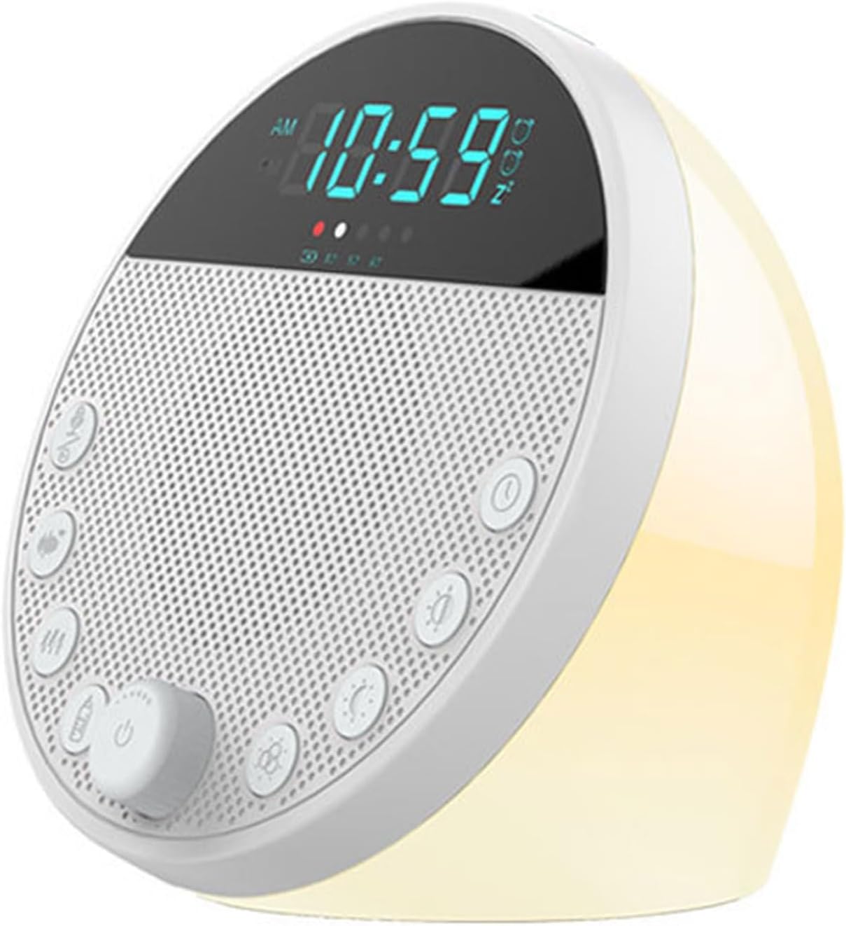 Sinknap Portable Sound Machine Rechargeable Alarm Clock